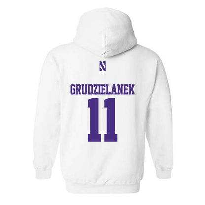 Northwestern - NCAA Softball : Riley Grudzielanek - Classic Shersey Hooded Sweatshirt-1