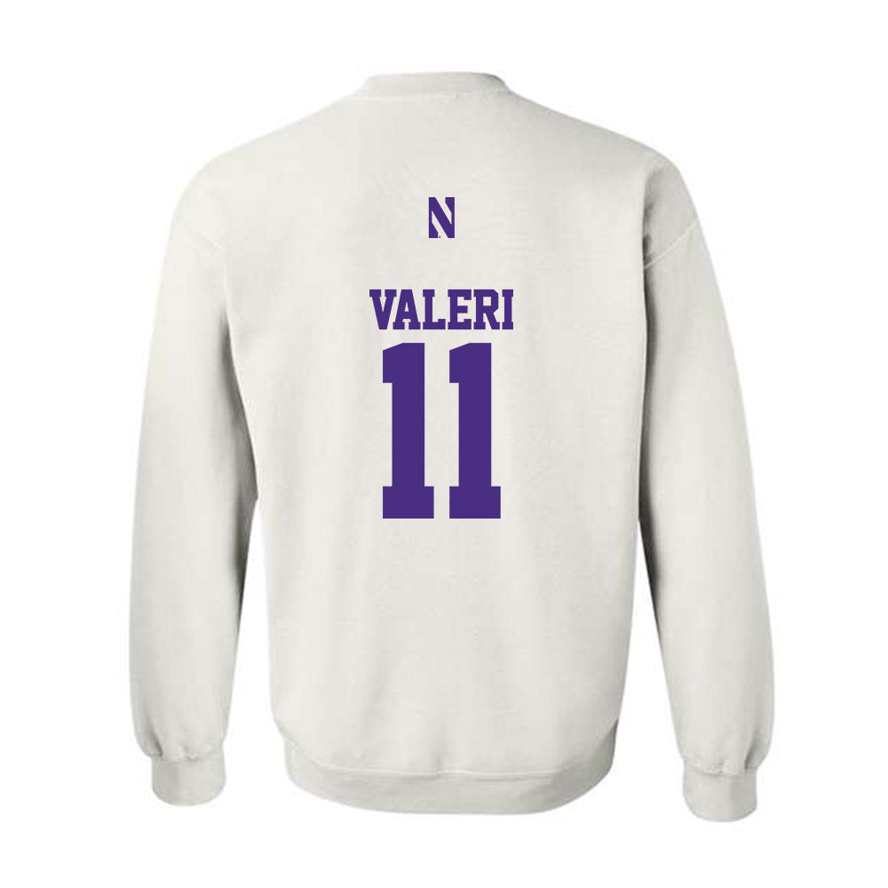Northwestern - NCAA Football : Seth Valeri - Classic Shersey Crewneck Sweatshirt-1