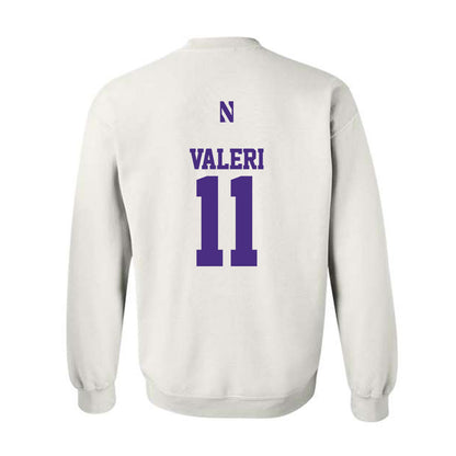 Northwestern - NCAA Football : Seth Valeri - Classic Shersey Crewneck Sweatshirt-1