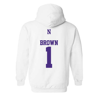 Northwestern - NCAA Women's Field Hockey : Lindsey Brown - Classic Shersey Hooded Sweatshirt-1
