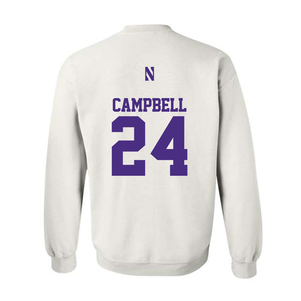 Northwestern - NCAA Women's Lacrosse : Riley Campbell - Classic Shersey Crewneck Sweatshirt-1