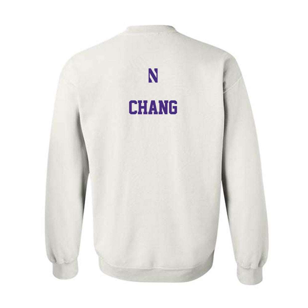 Northwestern - NCAA Women's Swimming & Diving : Claudia Chang - Classic Shersey Crewneck Sweatshirt