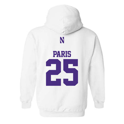 Northwestern - NCAA Women's Volleyball : Campbell Paris - Classic Shersey Hooded Sweatshirt-1