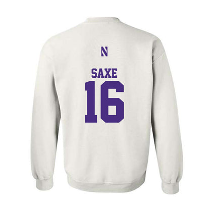Northwestern - NCAA Football : Brennan Saxe - Classic Shersey Crewneck Sweatshirt-1
