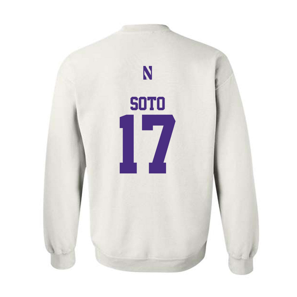 Northwestern - NCAA Women's Lacrosse : Jenna Soto - Classic Shersey Crewneck Sweatshirt-1