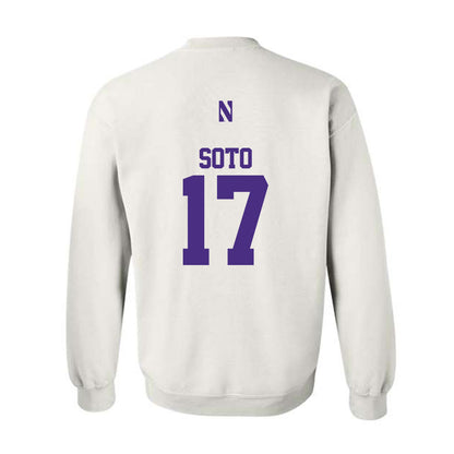 Northwestern - NCAA Women's Lacrosse : Jenna Soto - Classic Shersey Crewneck Sweatshirt-1