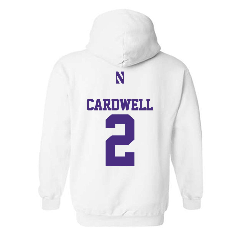 Northwestern - NCAA Women's Soccer : Liz Cardwell - Classic Shersey Hooded Sweatshirt-1