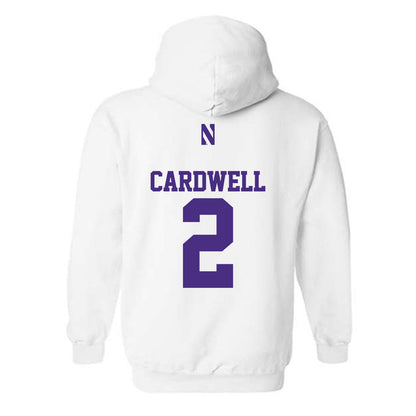 Northwestern - NCAA Women's Soccer : Liz Cardwell - Classic Shersey Hooded Sweatshirt-1