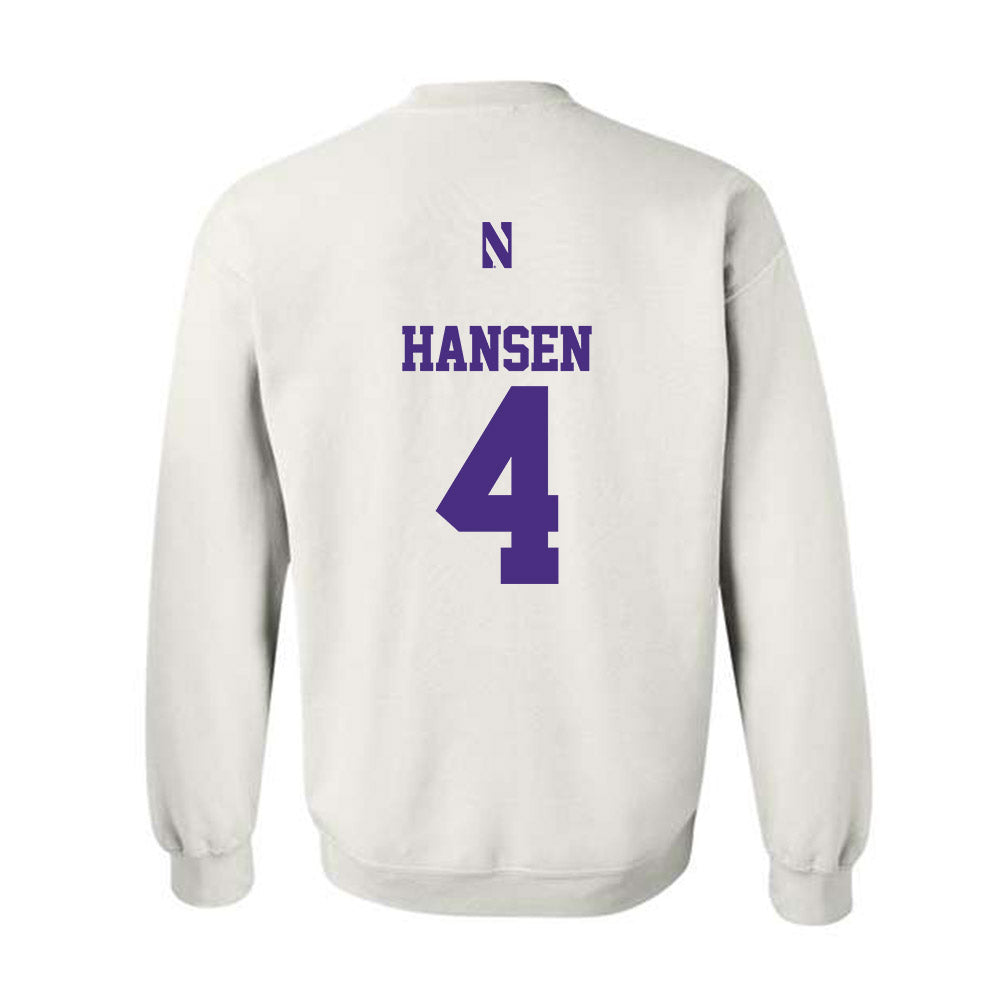 Northwestern - NCAA Women's Lacrosse : Reese Hansen - Classic Shersey Crewneck Sweatshirt-1