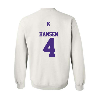 Northwestern - NCAA Women's Lacrosse : Reese Hansen - Classic Shersey Crewneck Sweatshirt-1