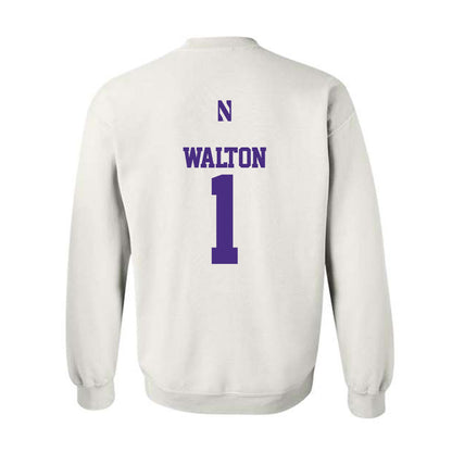 Northwestern - NCAA Women's Basketball : Xamiya Walton - Classic Shersey Crewneck Sweatshirt