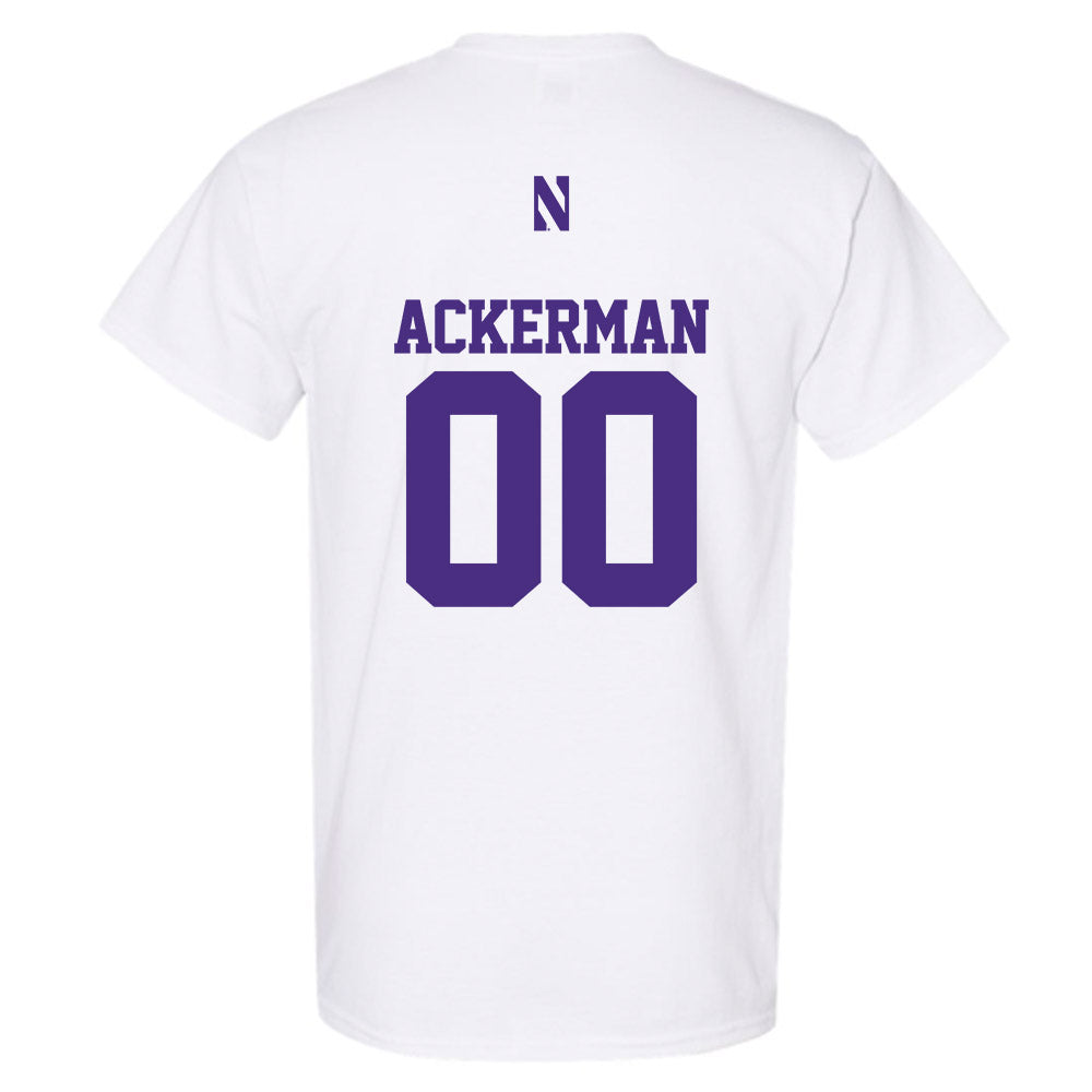 Northwestern - NCAA Baseball : Riley Ackerman - Classic Shersey T-Shirt-1