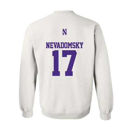 Northwestern - NCAA Women's Soccer : Presley Nevadomsky - Classic Shersey Crewneck Sweatshirt-1