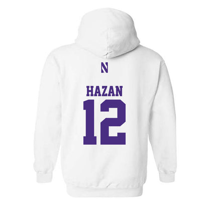 Northwestern - NCAA Women's Volleyball : Buse Hazan - Classic Shersey Hooded Sweatshirt-1