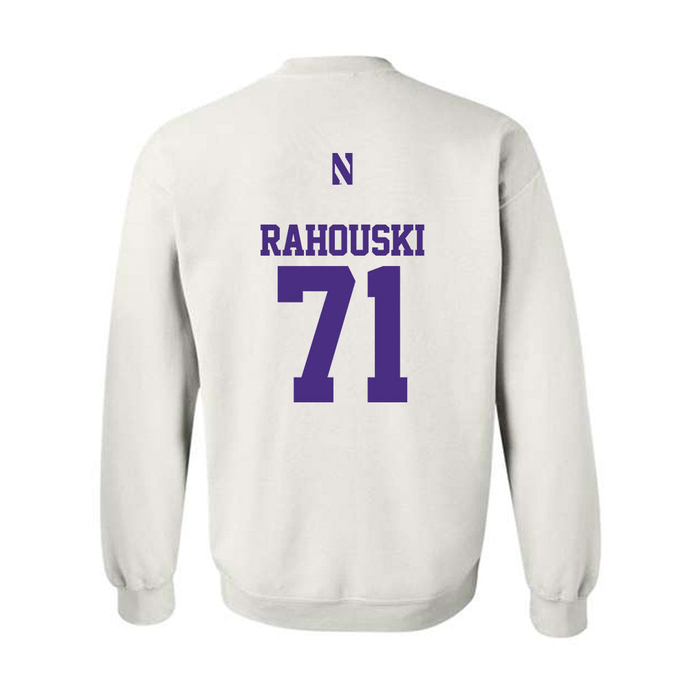 Northwestern - NCAA Football : Dennis Rahouski - Classic Shersey Crewneck Sweatshirt-1