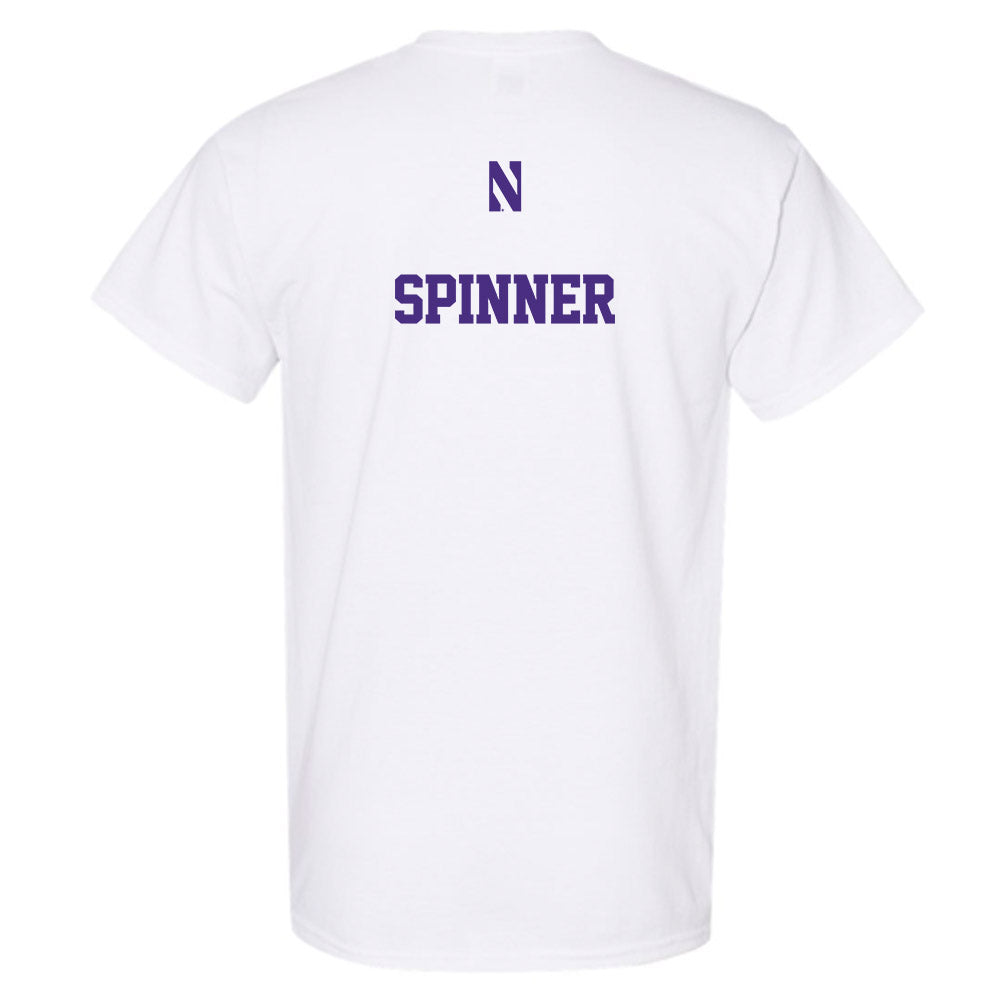 Northwestern - NCAA Men's Swimming & Diving : Wiley Spinner - Classic Shersey T-Shirt