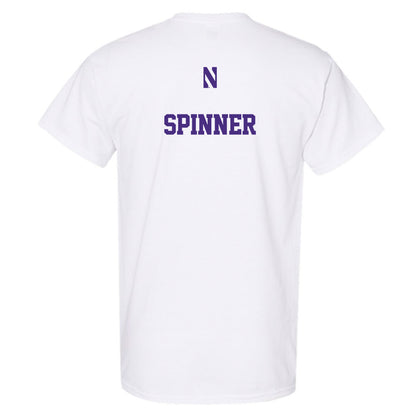 Northwestern - NCAA Men's Swimming & Diving : Wiley Spinner - Classic Shersey T-Shirt