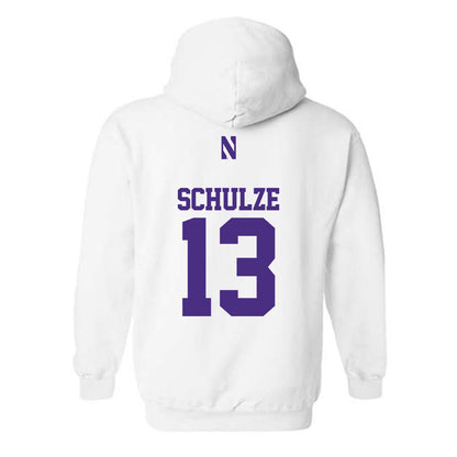 Northwestern - NCAA Women's Field Hockey : Grace Schulze - Classic Shersey Hooded Sweatshirt-1