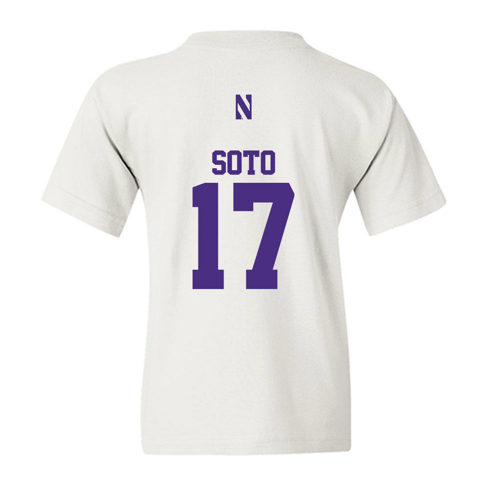 Northwestern - NCAA Women's Lacrosse : Jenna Soto - Classic Shersey Youth T-Shirt-1