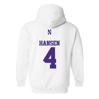 Northwestern - NCAA Women's Lacrosse : Reese Hansen - Classic Shersey Hooded Sweatshirt-1