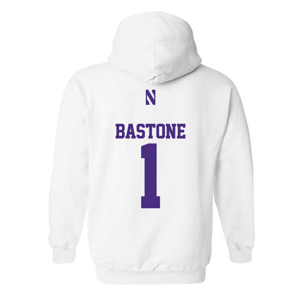 Northwestern - NCAA Football : Carmine Bastone - Classic Shersey Hooded Sweatshirt-1