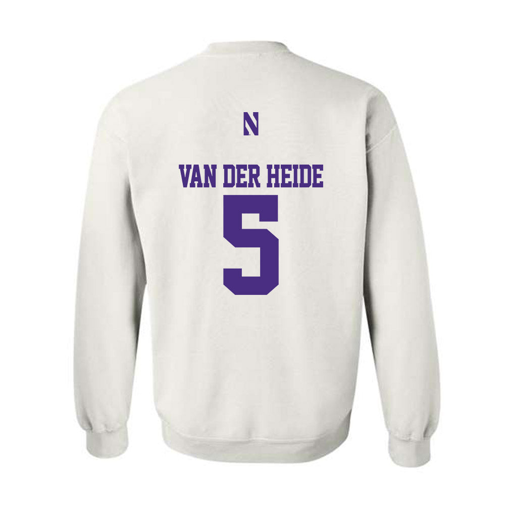 Northwestern - NCAA Men's Soccer : Dimas Van der Heide - Classic Shersey Crewneck Sweatshirt-1