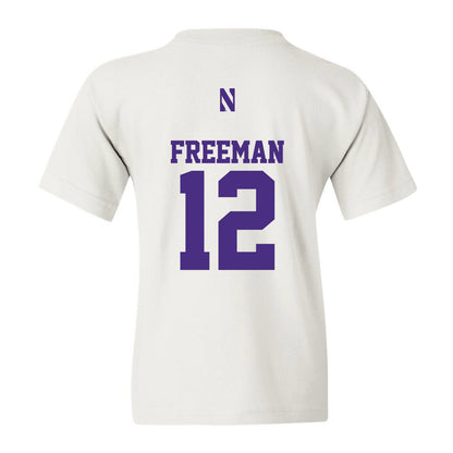 Northwestern - NCAA Baseball : Jackson Freeman - Classic Shersey Youth T-Shirt