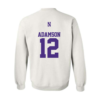 Northwestern - NCAA Women's Lacrosse : Olivia Adamson - Classic Shersey Crewneck Sweatshirt-1