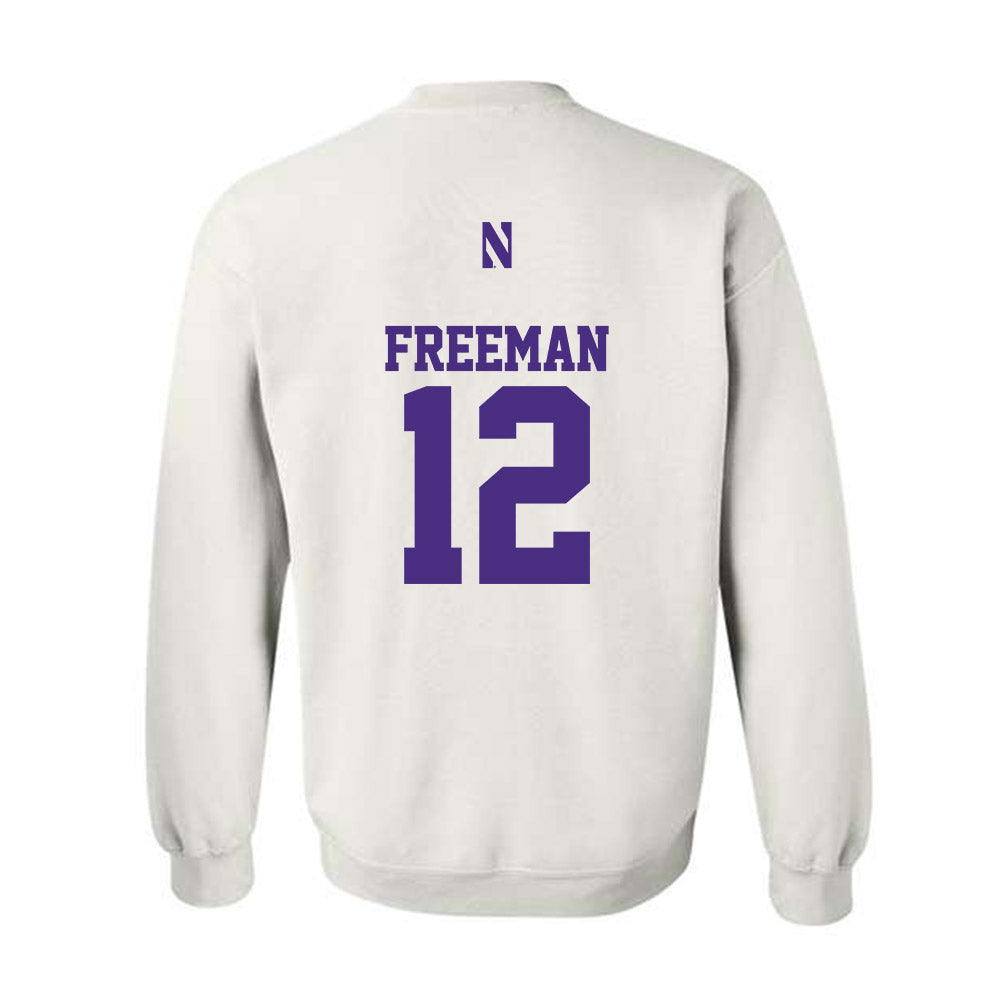 Northwestern - NCAA Baseball : Jackson Freeman - Classic Shersey Crewneck Sweatshirt