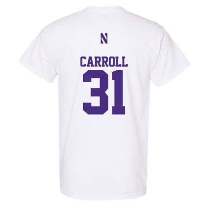 Northwestern - NCAA Women's Lacrosse : Mary Carroll - Classic Shersey T-Shirt-1