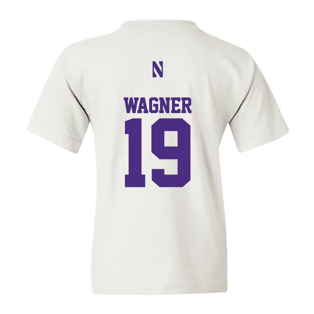 Northwestern - NCAA Football : Drew Wagner - Classic Shersey Youth T-Shirt-1