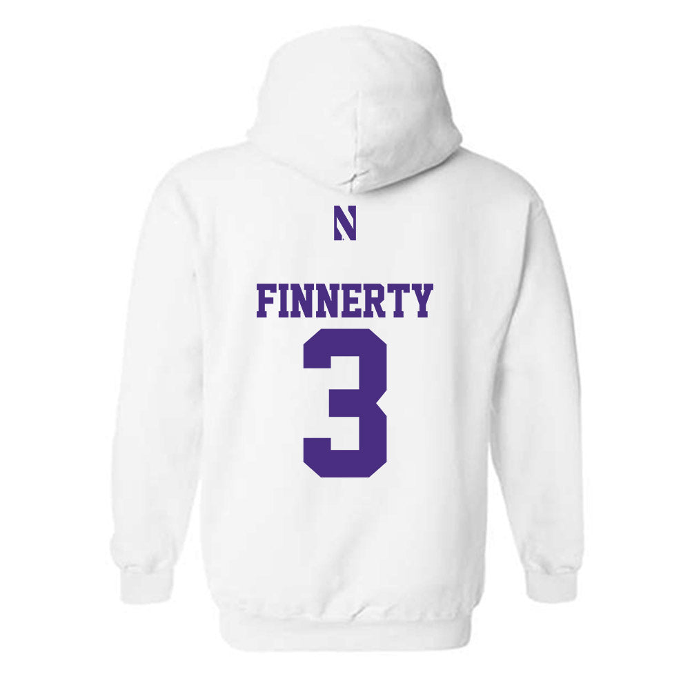 Northwestern - NCAA Women's Soccer : Maddie Finnerty - Classic Shersey Hooded Sweatshirt-1