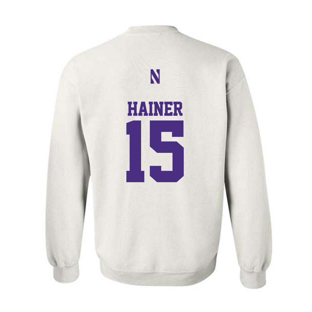 Northwestern - NCAA Men's Soccer : Doug Hainer - Classic Shersey Crewneck Sweatshirt-1