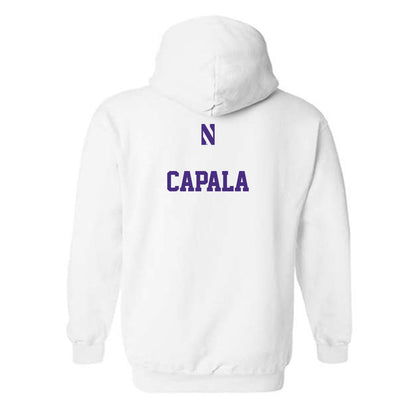 Northwestern - NCAA Women's Cross Country : Olivia Capala - Classic Shersey Hooded Sweatshirt-1