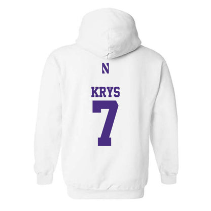Northwestern - NCAA Women's Field Hockey : Aerin Krys - Classic Shersey Hooded Sweatshirt-1