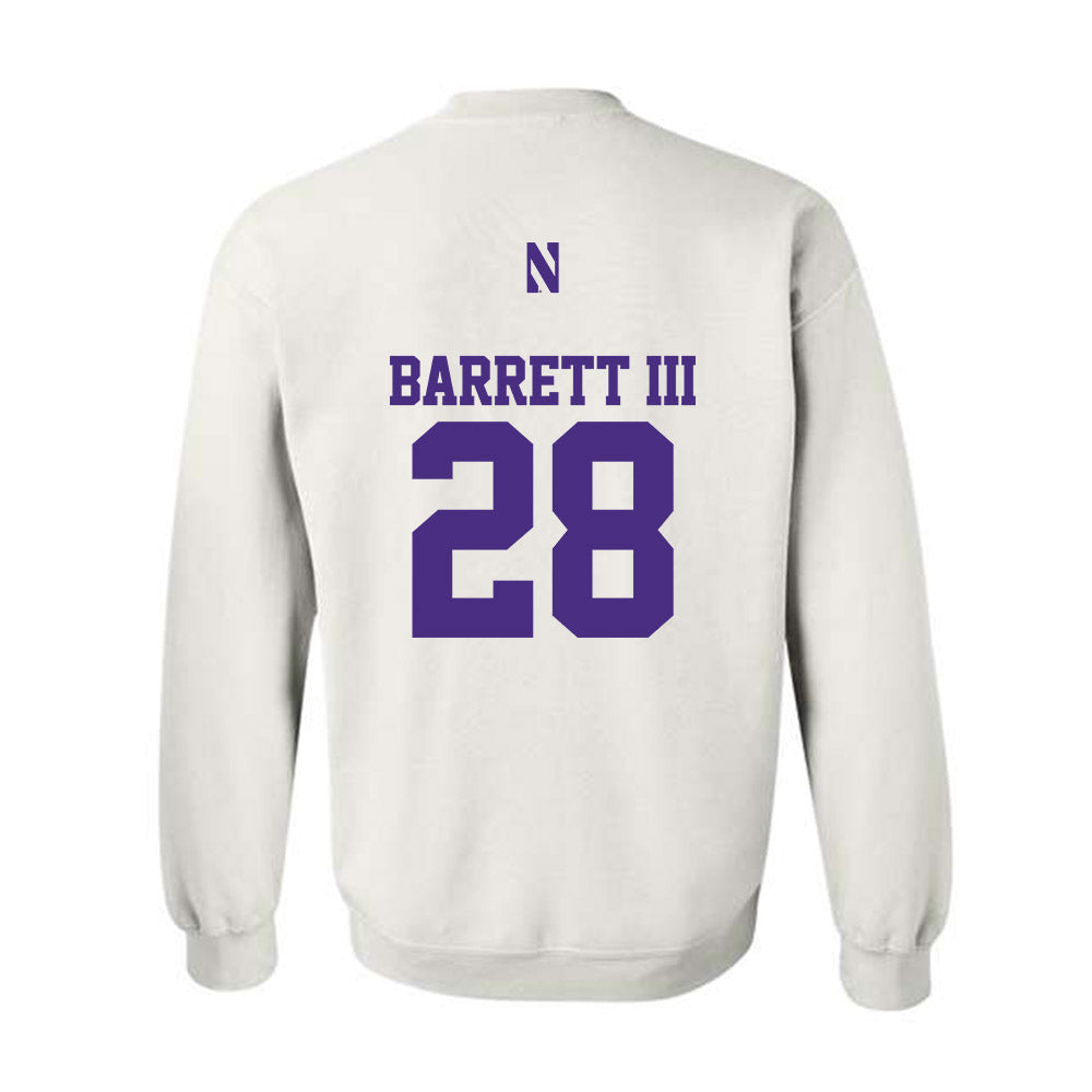Northwestern - NCAA Men's Soccer : Tre Barrett III - Classic Shersey Crewneck Sweatshirt-1