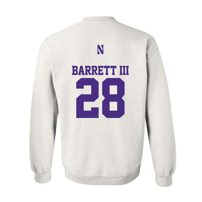 Northwestern - NCAA Men's Soccer : Tre Barrett III - Classic Shersey Crewneck Sweatshirt-1