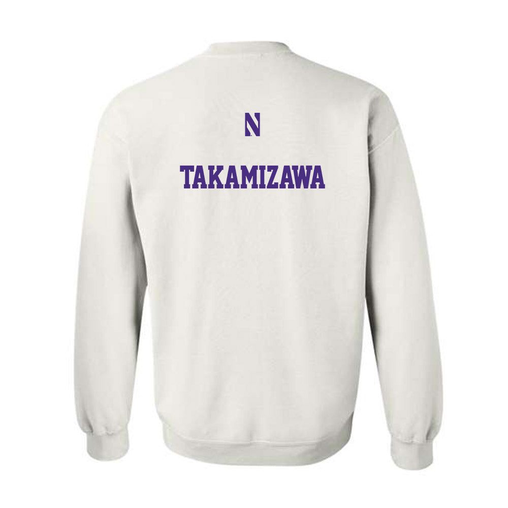Northwestern - NCAA Women's Fencing : Yukari Takamizawa - Classic Shersey Crewneck Sweatshirt-1