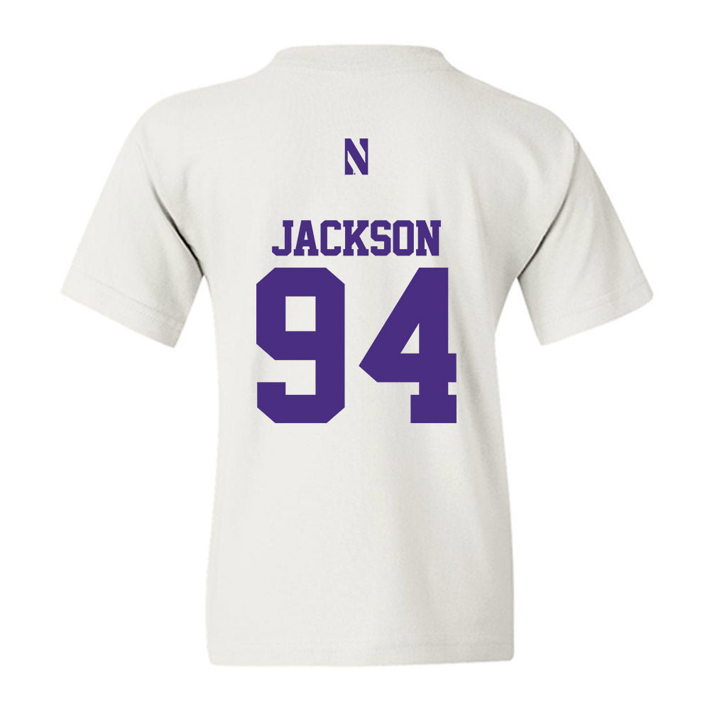 Northwestern - NCAA Football : Miguel Jackson - Classic Shersey Youth T-Shirt-1