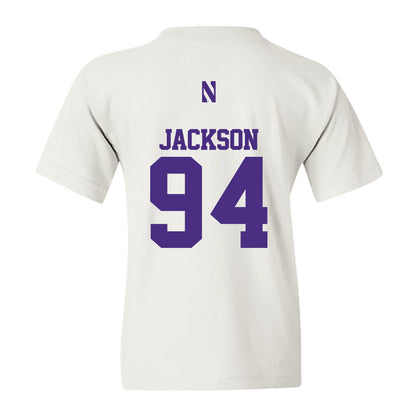 Northwestern - NCAA Football : Miguel Jackson - Classic Shersey Youth T-Shirt-1