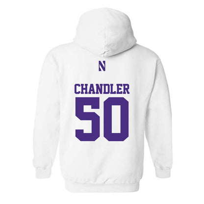 Northwestern - NCAA Football : Talan Chandler - Classic Shersey Hooded Sweatshirt-1