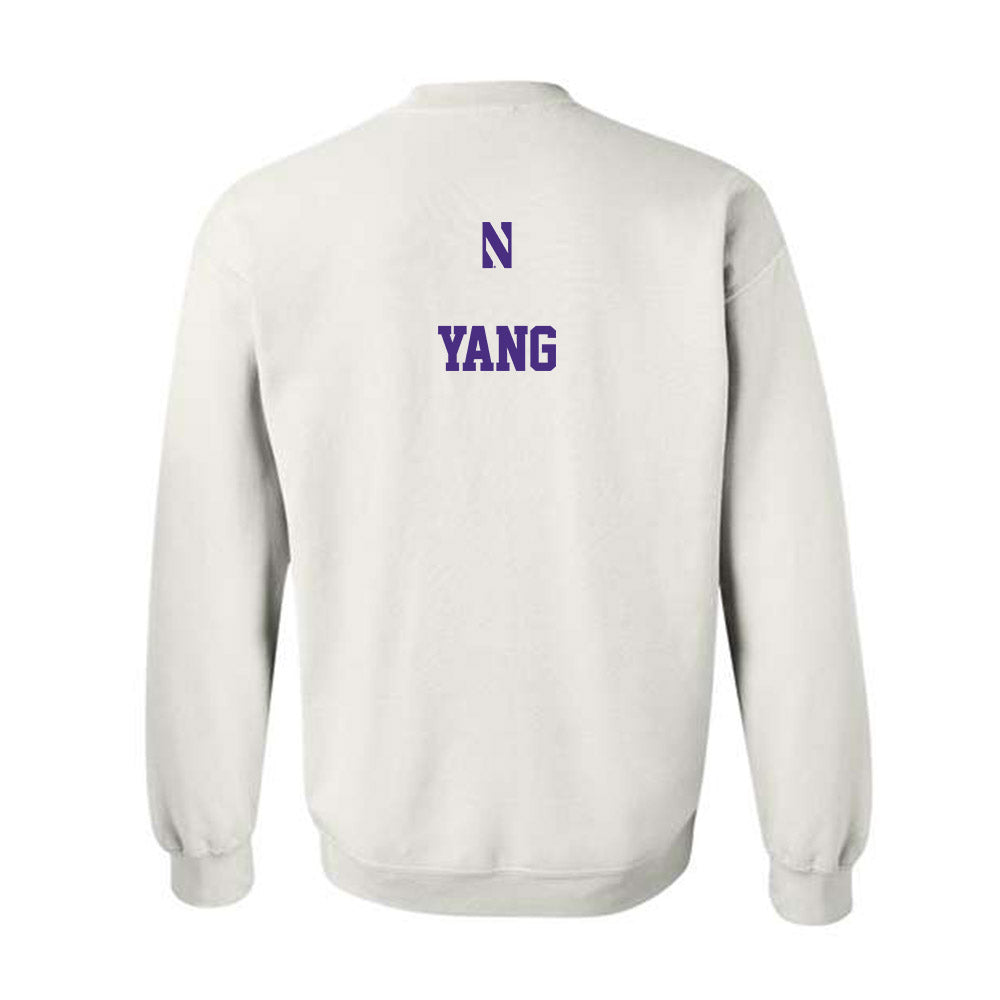 Northwestern - NCAA Men's Tennis : Vincent Yang - Classic Shersey Crewneck Sweatshirt