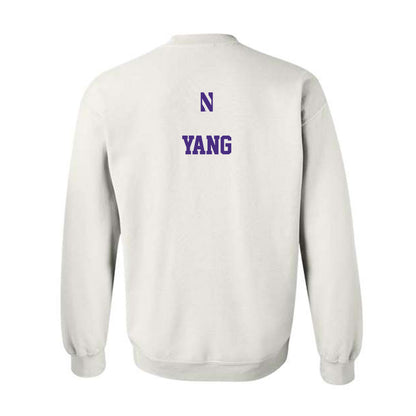 Northwestern - NCAA Men's Tennis : Vincent Yang - Classic Shersey Crewneck Sweatshirt