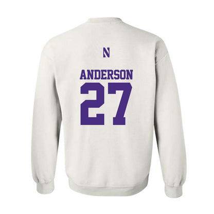 Northwestern - NCAA Football : Daniel Anderson - Classic Shersey Crewneck Sweatshirt-1