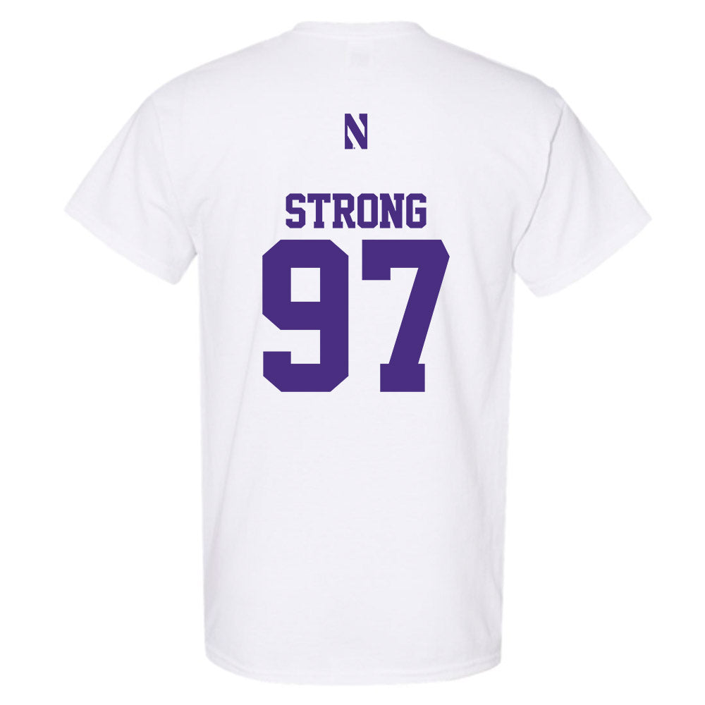 Northwestern - NCAA Football : Braxton Strong - Classic Shersey T-Shirt-1