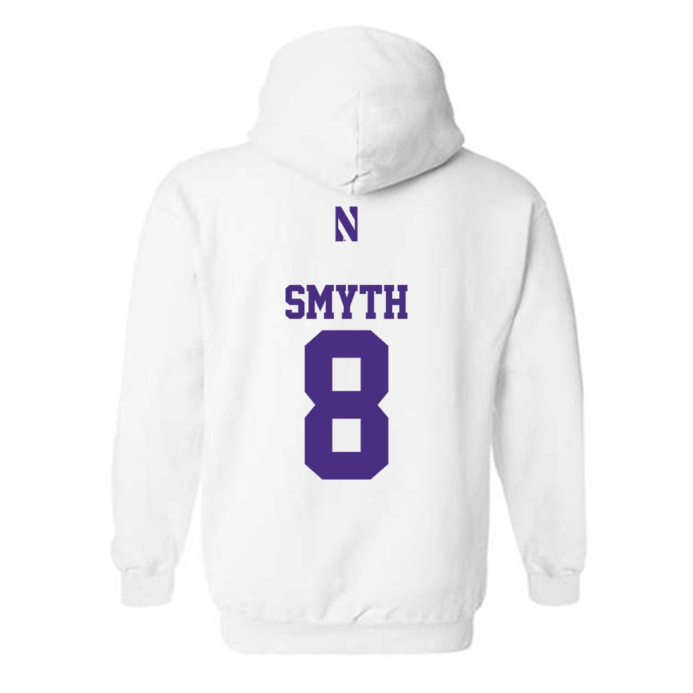 Northwestern - NCAA Men's Soccer : Gabriel Smyth - Classic Shersey Hooded Sweatshirt-1