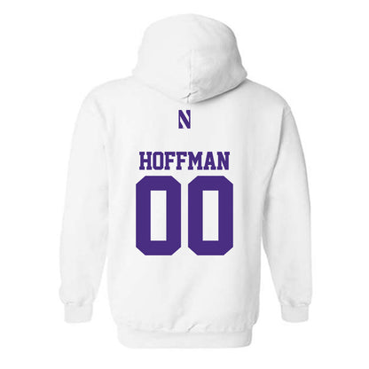 Northwestern - NCAA Baseball : Maddox Hoffman - Classic Shersey Hooded Sweatshirt-1