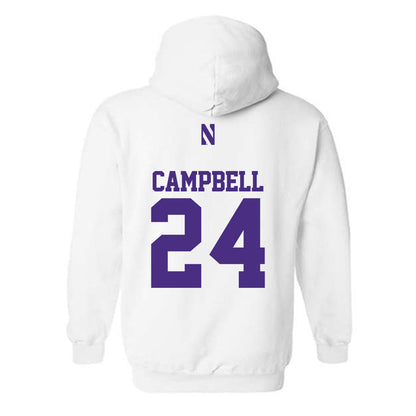 Northwestern - NCAA Women's Lacrosse : Riley Campbell - Classic Shersey Hooded Sweatshirt-1