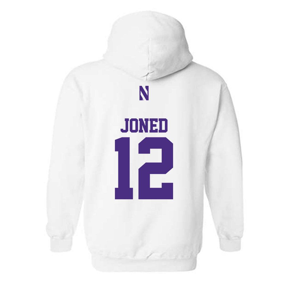 Northwestern - NCAA Baseball : Cooper Joned - Classic Shersey Hooded Sweatshirt-1