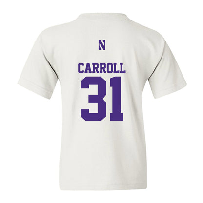 Northwestern - NCAA Women's Lacrosse : Mary Carroll - Classic Shersey Youth T-Shirt-1